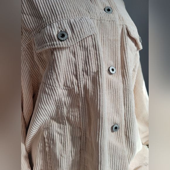 BUTTON UP CORDUROY LIGHT JACKET - Picture 4 of 8